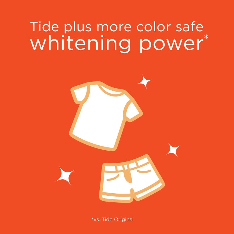 Procter & Gamble Tide Plus Bleach Alternative Safe on Colors Liquid Laundry Detergent, Original Scent, 2.72 L (59 Loads) - Image 5